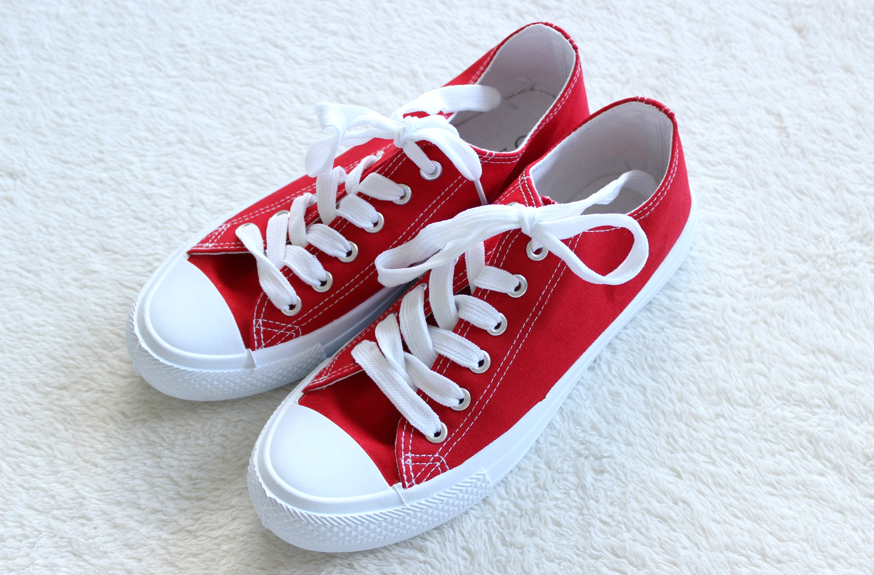 kmart haul red sneakers shoes – A Style 